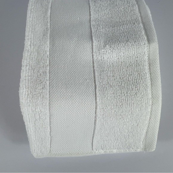 4 Ralph Lauren Washcloths Wescott Sailcloth Pure White 4 Pc Set Cotton NEW - Picture 6 of 6